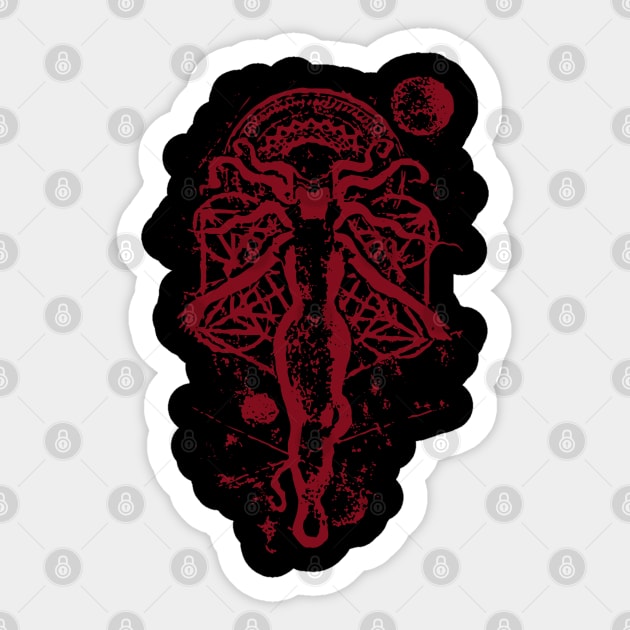 The Darkhold Witch Sticker by Signal Fan Lab